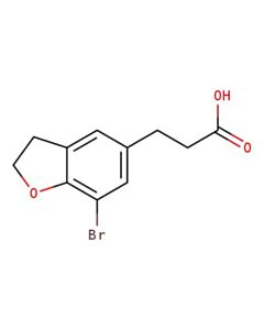Astatech 3-(7-BROMO-2,3-DIHYDROBENZOFURAN-5-YL)PROPANOIC ACID; 1G; Purity 98%; MDL-MFCD29053188